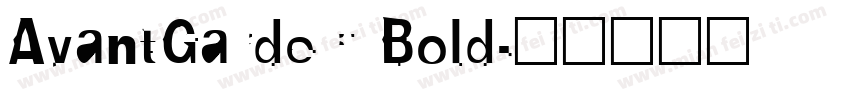AvantGardeC Bold字体转换